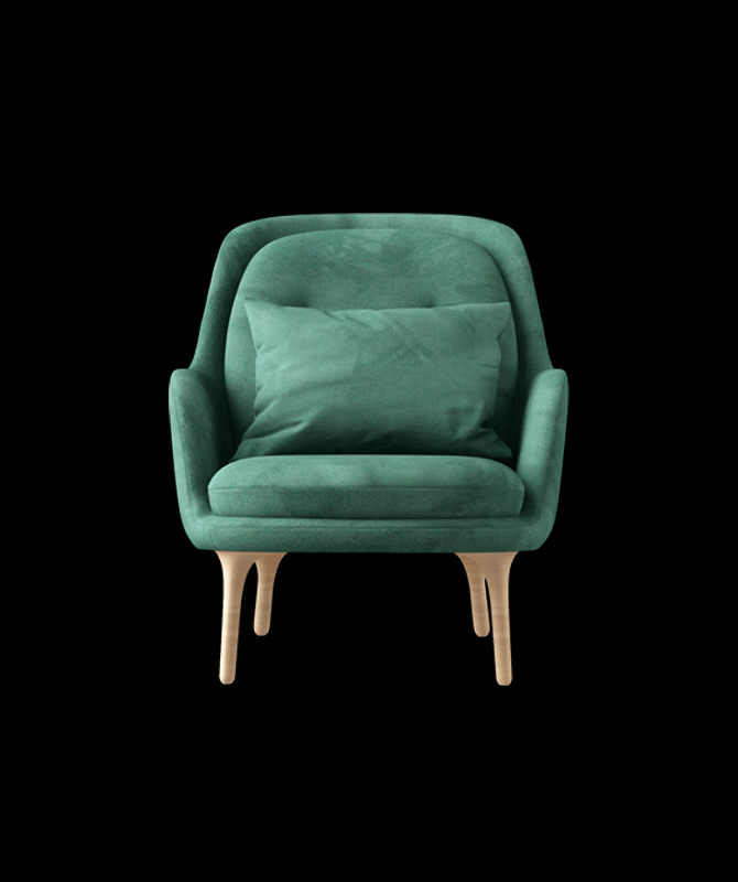 Made-to-order custom armchair